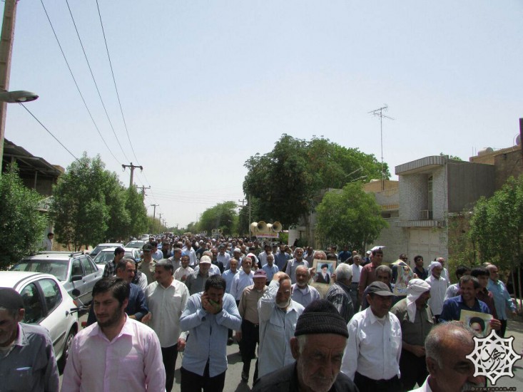 دزمهراب- راهپیمایی مردم دزفول دفاع از خطوط قرمز مذاکرات 4
