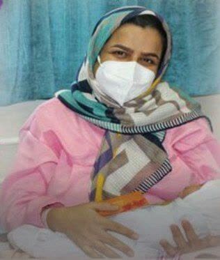 پرستار باردار دزفولی تا قبل از زایمان مجاهدانه در بخش کرونایی خدمت کرد
